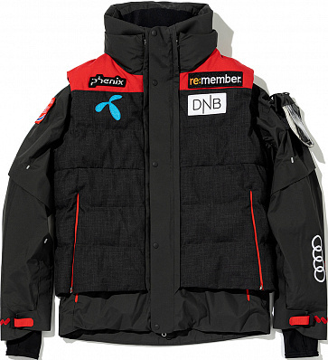 Norway Alpine Team Vest on Jacket (Off Black)